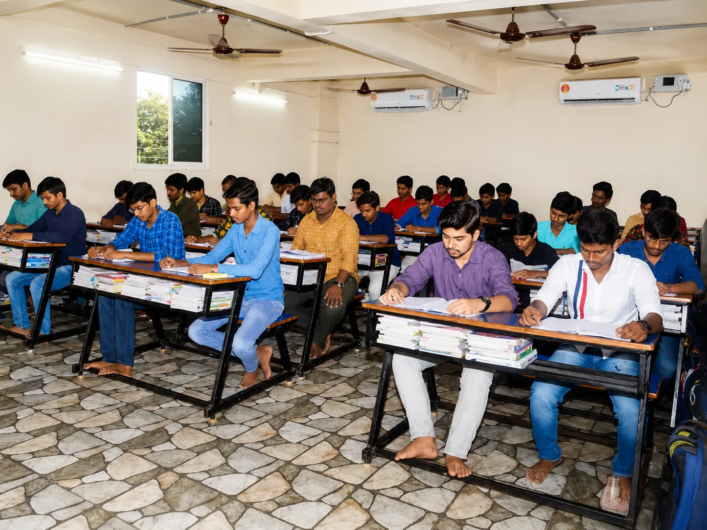 Cambridge students in classroom